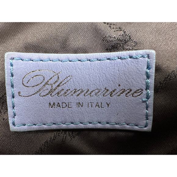 Blumarine purple clutch leather Italian leather‎ purse - Picture 10 of 13